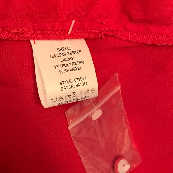 Lumier by Bariano crimson red dress size L - Picture 7 of 7